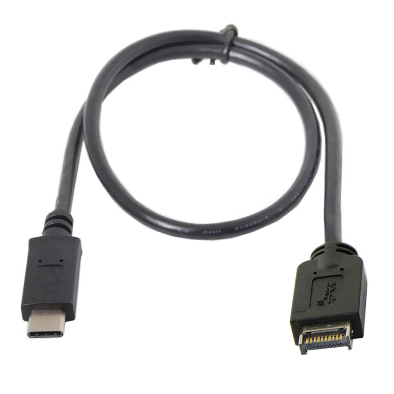 Uc-027 настольная Безель линия Usb 3,1 Usb-C type-C штекер до 3,1 материнская плата Удлинительный кабель