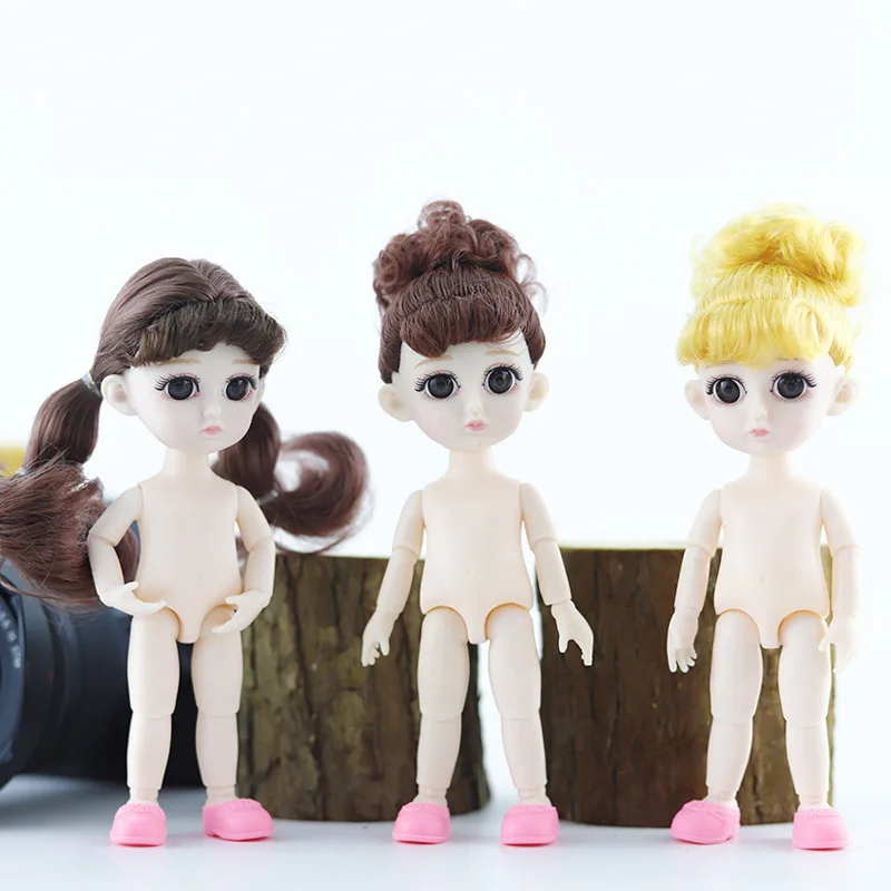 Белая кожа 13 суставов 15 см 1/8 куклы игрушки BJD кукла голая Обнаженная платье по фигуре модные куклы DIY игрушки для девочек подарок