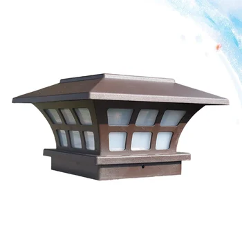 

1 PC Post Cap Light Outdoor LED Solar Powered Landscape Light for Garden