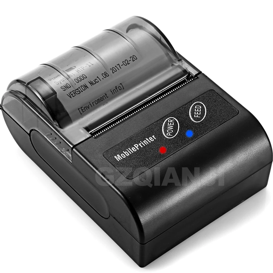 POS Bluetooth принтер мобильный мини Портативный Термальный чековый принтер ручные pos-принтеры Bluetooth для android iOS двойная система