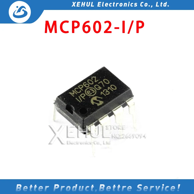 50 шт./100 шт. Φ/P DIP-8 MCP602 602 встроенный флэш-чип IC совершенно новый оригинальный спот |