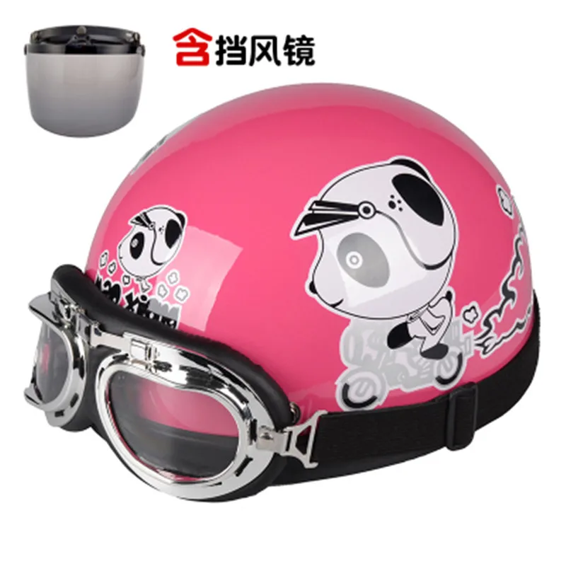 Capacete, Мото шлем мото rcycle шлем половина шлем Электрический мото rcycle анти-УФ милый кожаный шлем мото крест - Цвет: Design 11