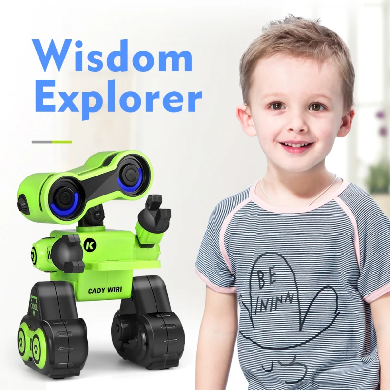 Intelligent Wireless Control Touch Induction RC Robot Model 2.4G Recording Programming Interaction Dancing Delivery Robot Toy 3