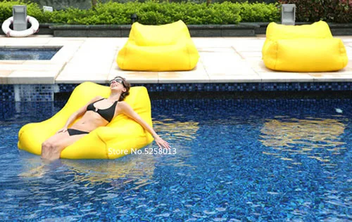 Желтые большие 2 места для комнат уличный плавающий мешок|Уличные кресла-мешки| |
