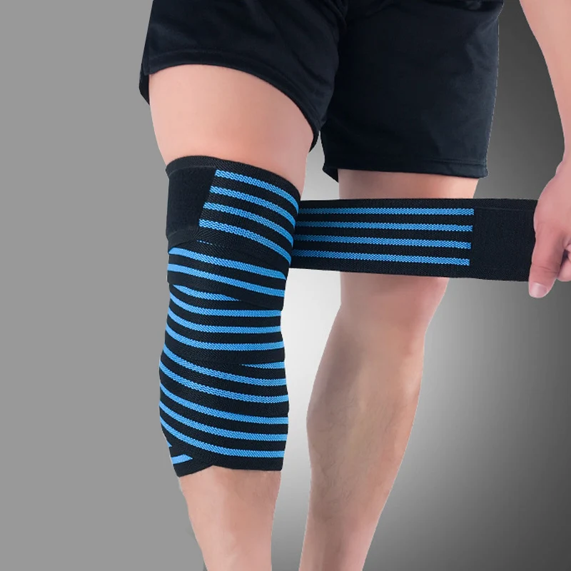 

1 Pc Elastic Bandage Compression Knee Support Sports Strap Knee Protector Bands Ankle Leg Elbow Wrist Calf Brace Safety 180cm