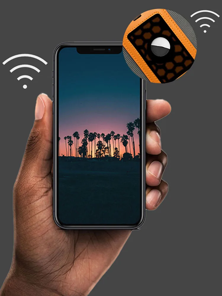Location Tracker Card Shape Protector Sleeve Cover For Apple Airtags