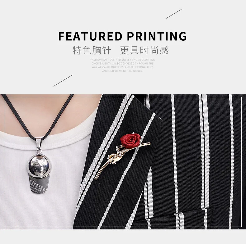 Zogaa New Spring Mens Blazer Fashion Slim Fit Business Smart Casual Stripe Suits& Blazers Veste Costume Homme