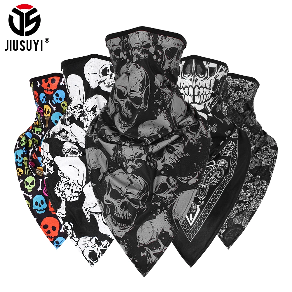 

Summer Breathable Neck Gaiter Face Mask Ski Bandana Cover Bicycle Airsoft Tube Head Shield Scarf Headband Balaclava Men Women