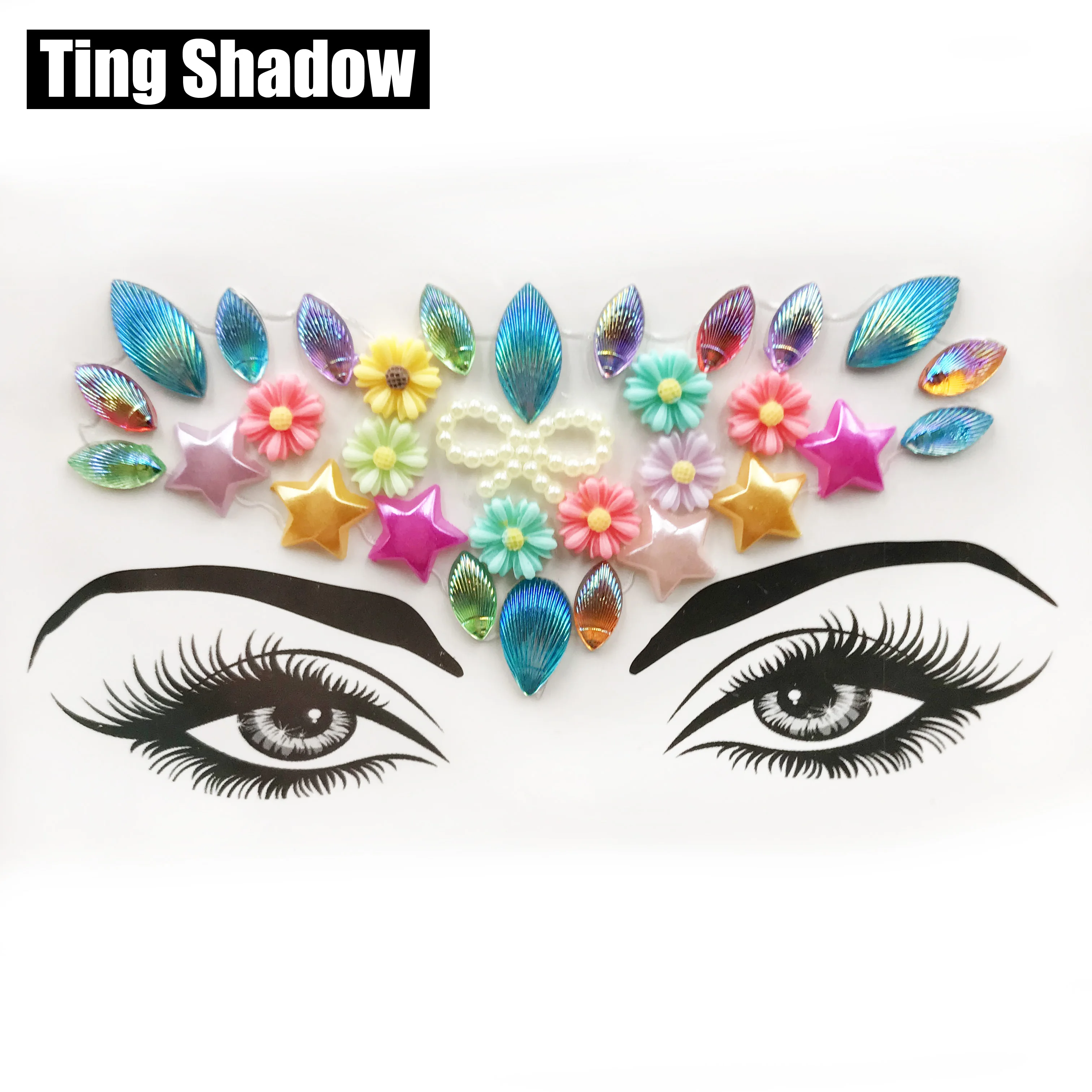 3D Кристальные блестящие драгоценные камни тату наклейка модное тело фестиваль