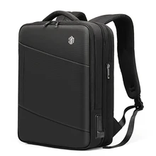 Мужской рюкзак для путешествий 15,6 дюймов, сумка для ноутбука с многофункциональным usb-портом для зарядки, расширяемые рюкзаки, водоотталкивающие B00345