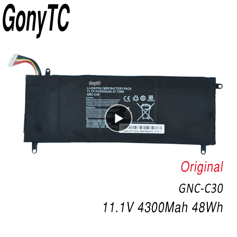 GONYTC 11 1 V 4300mAh 47.73Wh новая Оригинальная Аккумуляторная батарея для ноутбука GIGABYTE U2442
