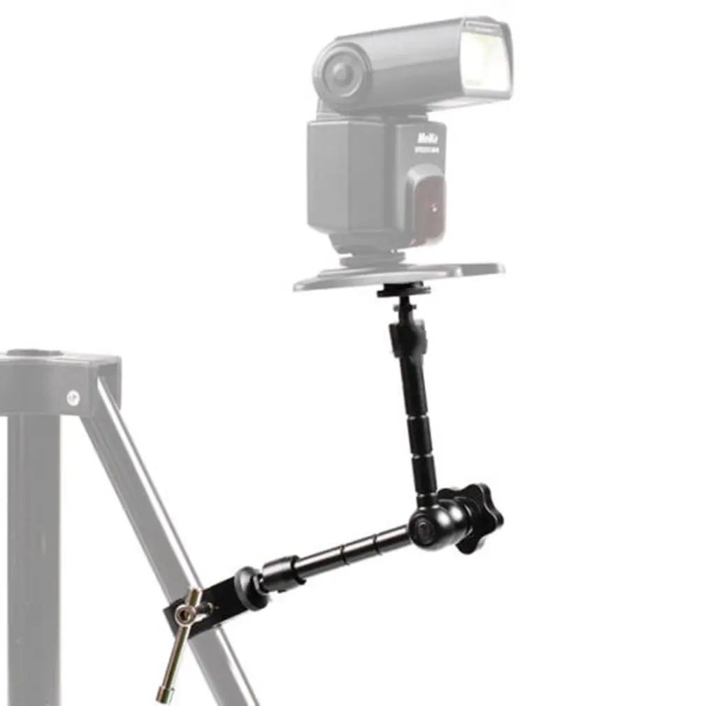 11 дюймов DSLR Rig Movie Kit Артикуляционная Волшебная рукоятка+ Супер Зажим краб плоскогубцы зажим для видеокамеры ЖК-монитор СВЕТОДИОДНЫЙ вспышка светильник