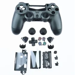 Deluxe DIY Gaming Controller Shell Set with Buttons (Black)