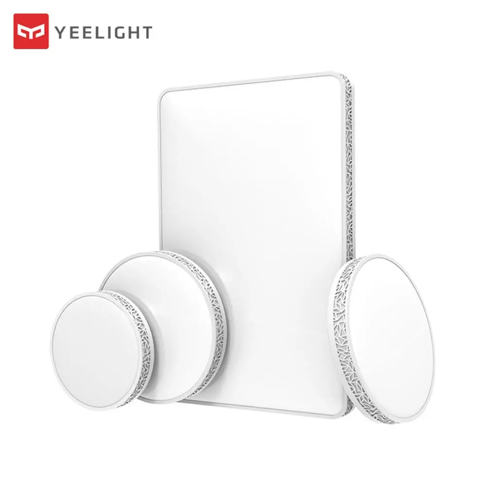 Новейший умный светодиодный потолочный светильник Xiaomi Yeelight для гостиной, Bluetooth, светодиодный потолочный светильник с подвеской, приложение Mijia, пульт дистанционного управления