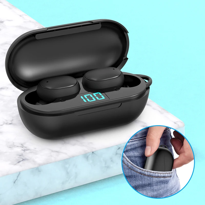BOHM H6 Wireless Earphone Bluetooth 5 0 HIFI Earbuds Mic HD calls Sport Headset With charging BOX For smartphone