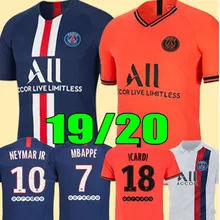 19 20 PSG женские футбольные майки домашние ICARDI MBAPPE DI MARIA VERRATTI THIRD SARABIA femmes футбольные футболки