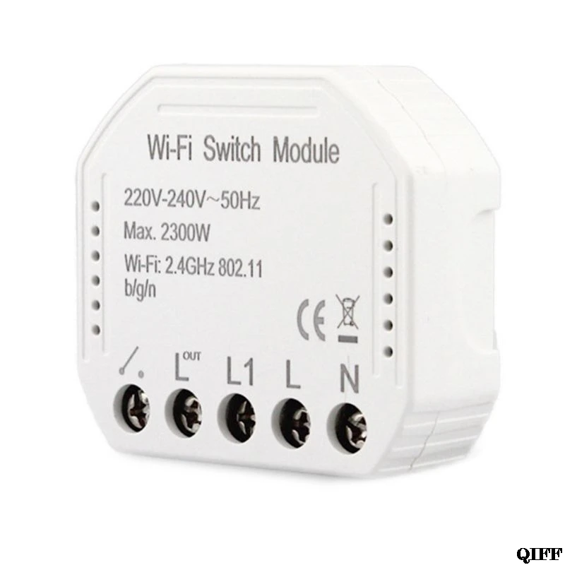 Wi-Fi светильник переключатель DIY выключатель модуль Smart Life дистанционное управление для Alexa Google