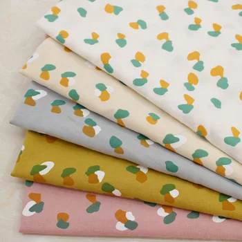 

2020 Spring and Summer New Color Leopard Print Watermark Texture Jacquard Texture Children 's Clothing Washed Cotton