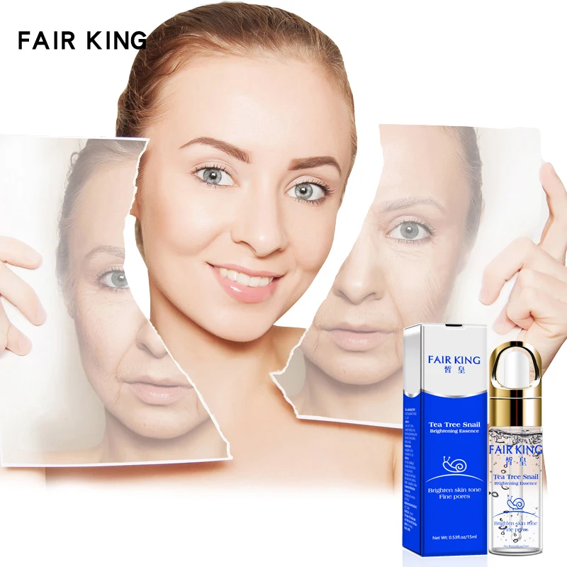 FAIR KING Snail Essence Сыворотка с гиалуроновой кислотой увлажняющая отбеливающая