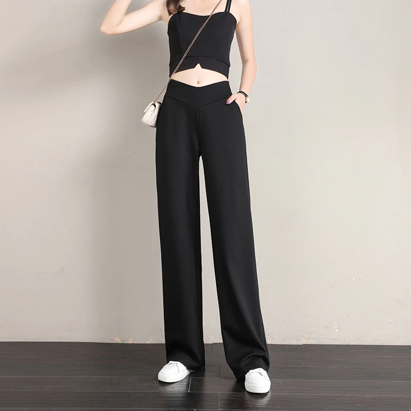 flare pants Wide Leg Pants for Women High Waisted Korean style Fashion Oversize Sweatpants Harajuku Streetwear Baggy Trousers for female women's clothing