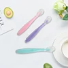 Hot Sale Baby Soft Silicone Spoon Candy Color Temperature Sensing Spoon Children Food Baby Feeding Tools 4