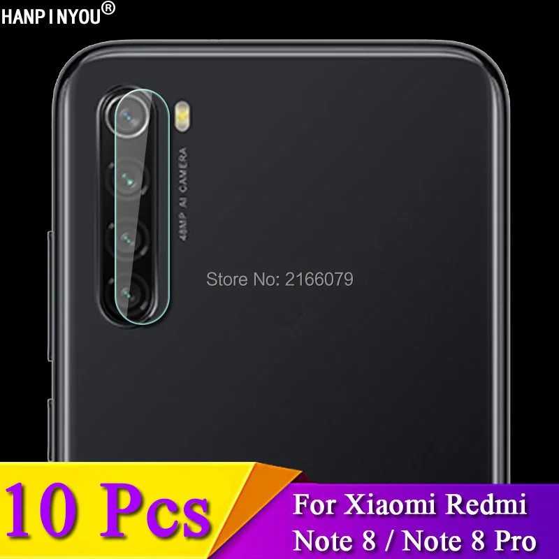 10 шт./партия для Xiaomi Redmi Note 8/Note 8 Pro прозрачный защитный чехол для объектива камеры заднего вида мягкий закаленное защитный из стеклянной пленки