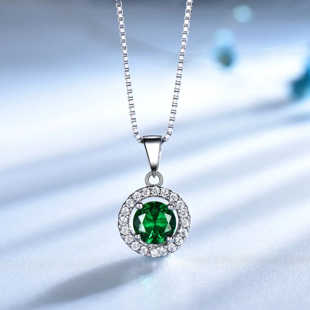 ORSA JEWELS 925 серебряные серьги для женщин твердые капли воды AAA зеленый кубический циркон женские ювелирные изделия подарки для девушек SE58