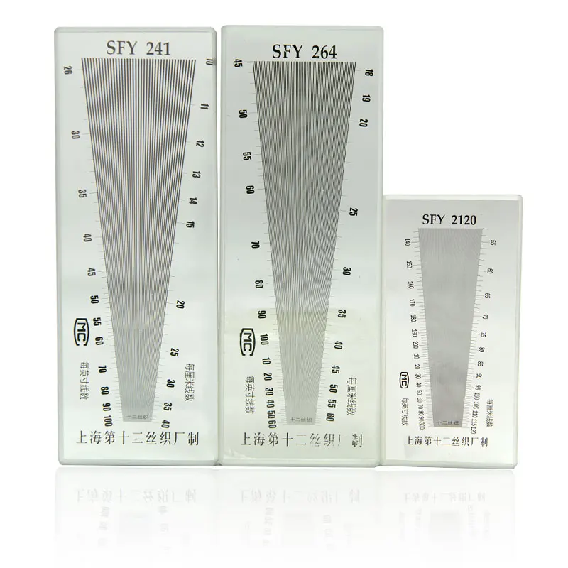 Fabric Density Mirror Weft Warp Scale Measuring Instrument