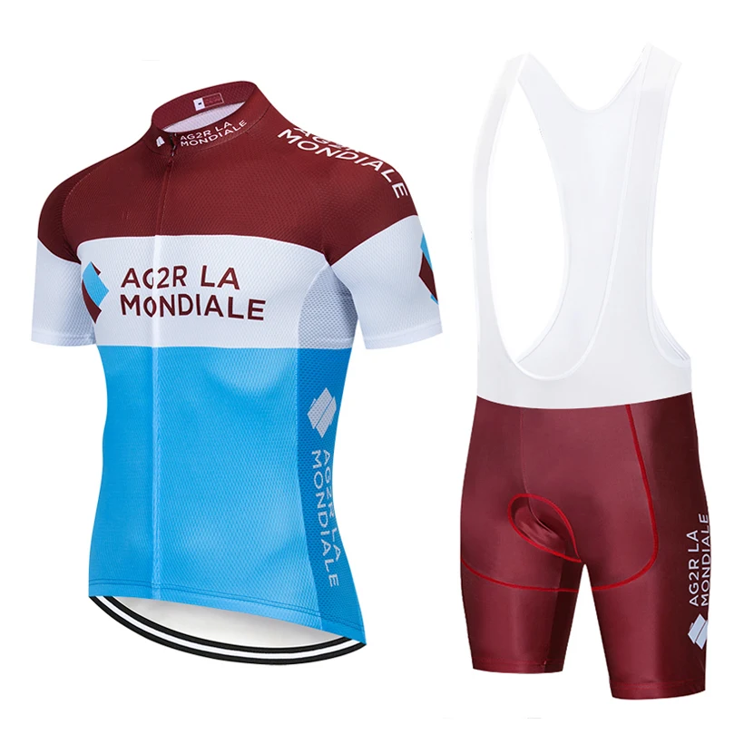 2020 команда AG2R велосипедная одежда велосипедные Джерси шорты мужская для