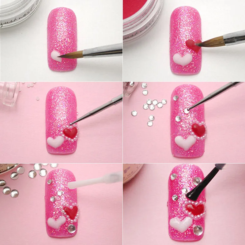18 цветов DIY Дизайн ногтей порошок скульптура украшения Модный маникюр для женщин салон CJ666