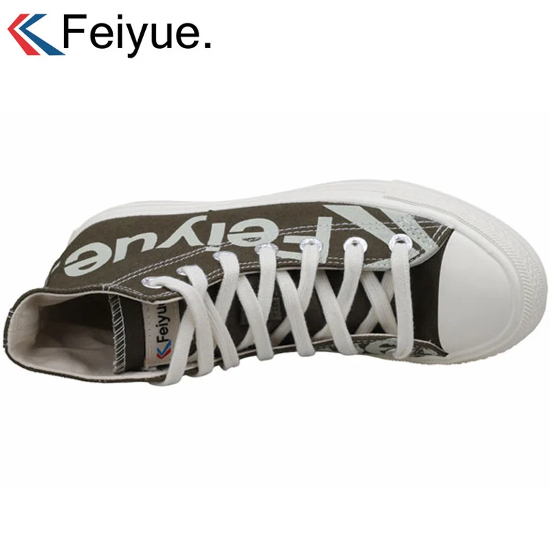 Feiyue/обувь; высокие резиновые парусиновые кроссовки; дышащая классическая спортивная обувь для отдыха; Feiyue; кроссовки для мужчин и женщин; обувь для скейтбординга