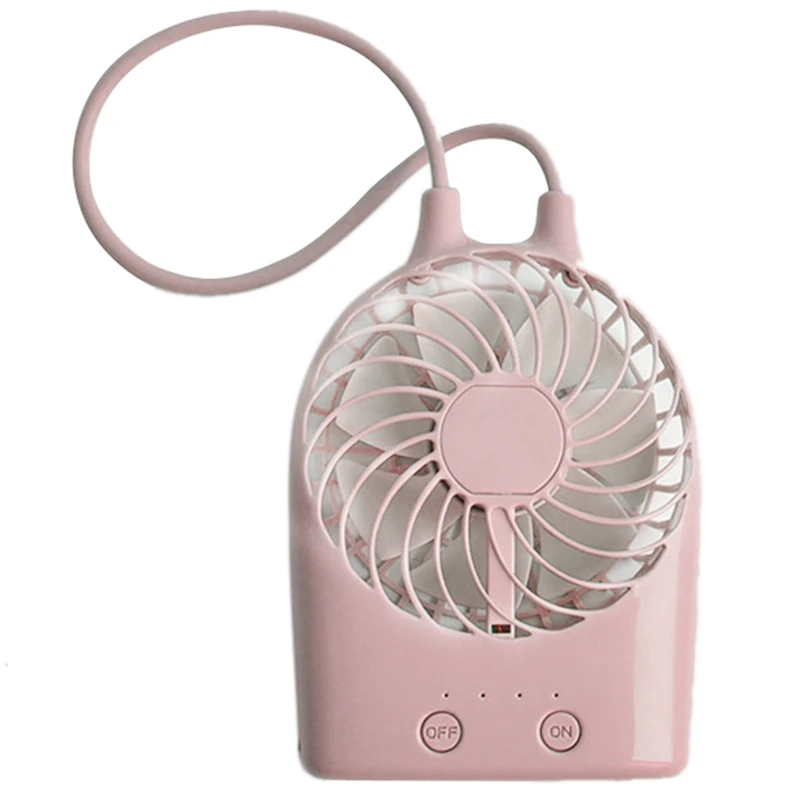 

Usb Rechargeable Cute Mini Fan Desktop Electric Small Portable Handheld Usb Electric Mini Hand Pink