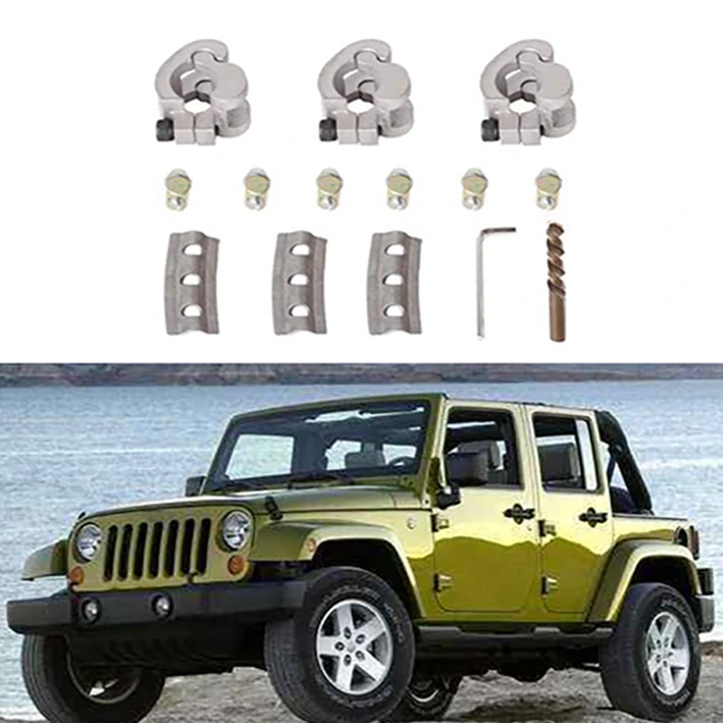 Для Jeep Wrangler JK 2007- откидывающийся комплект заднего сиденья с болтами и шайбами инструмент регулировки сиденья
