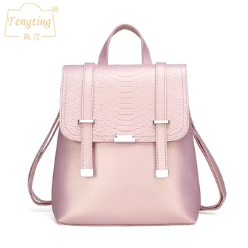 

Preppy style backpacks for girl 2020 new black women's backpack & shoulder bag PU leather bags drop shipping FTB186