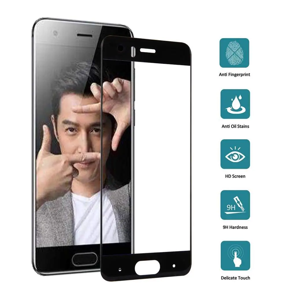 Закаленное стекло 5D с полным покрытием для Huawei Honor 9 9i защитная пленка lite защита