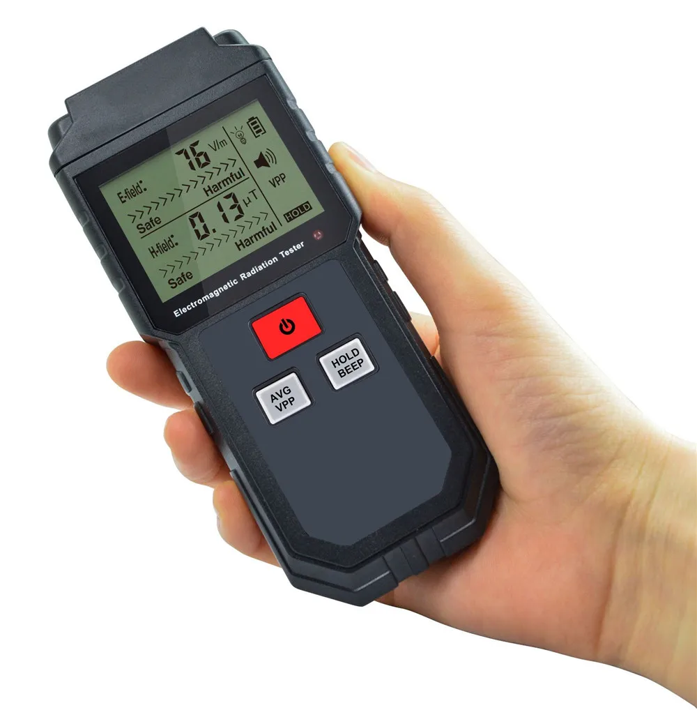 

Electromagnetic Radiation Tester Radiation Detection EMF Instrument Handheld Counter Digital Dosimeter LCD Detector Measurement