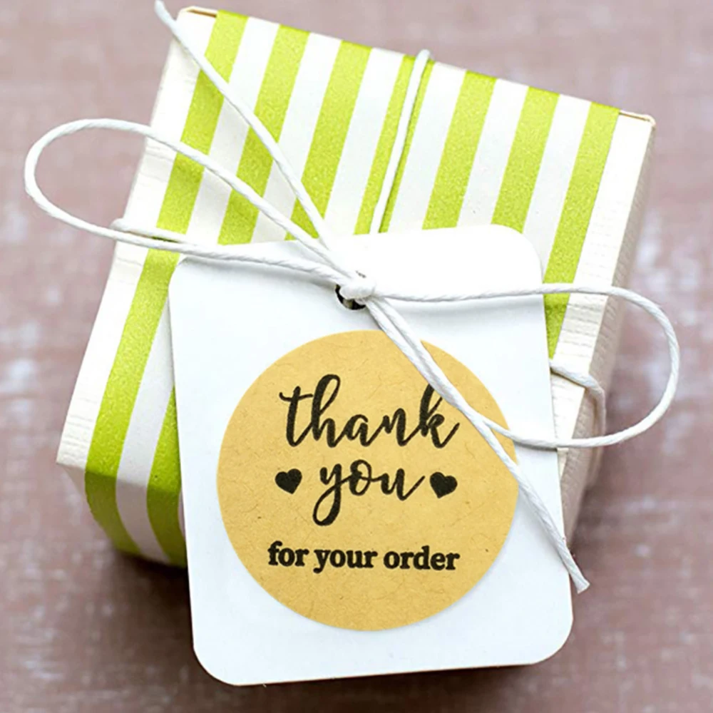 牛皮纸黑字thank you for your order1