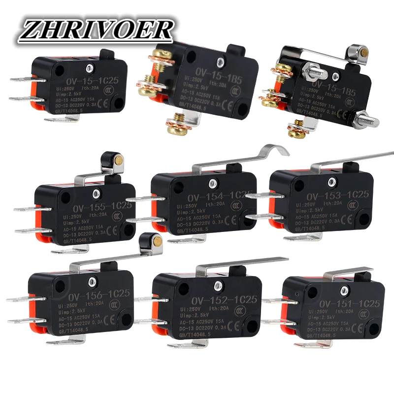 V 151 1C25/V 152 153 154 155 156 15 1B5/Мгновенный микроконцевой выключатель|Выключатели| |