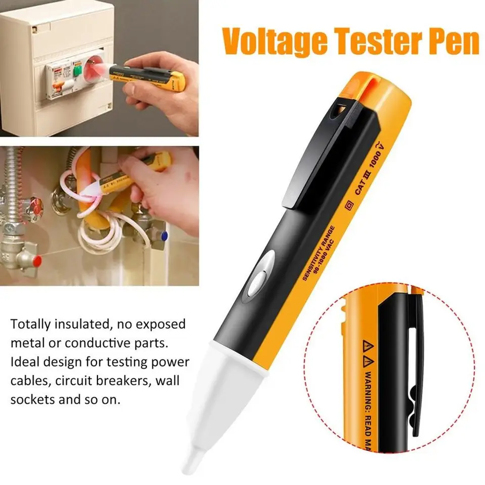Electric Indicator 90-1000V Socket Wall AC Power Outlet Voltage Tester PeK FOS