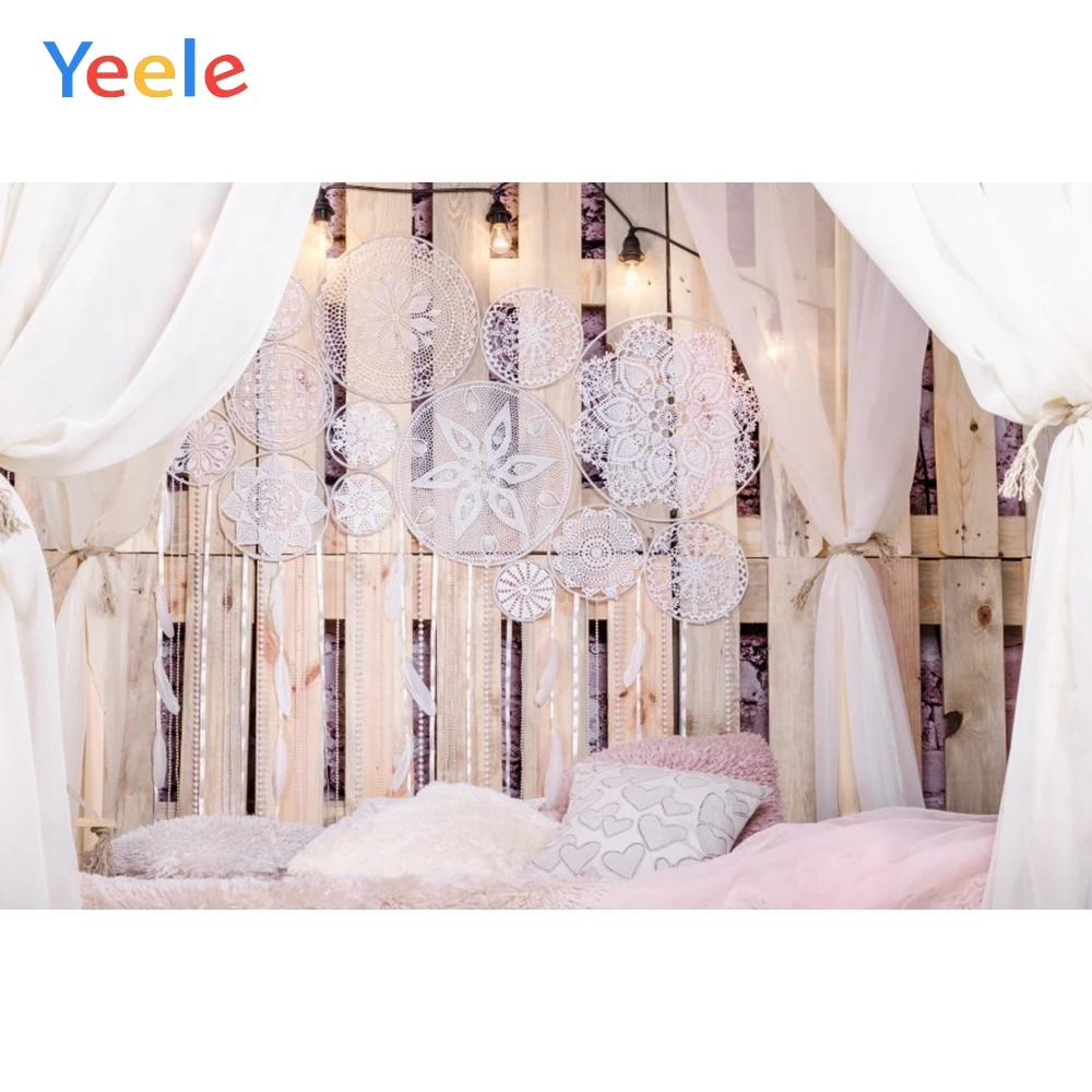 Yeele Boudoir деревянная доска занавеска спальная Подушка фоны для фотосъемки