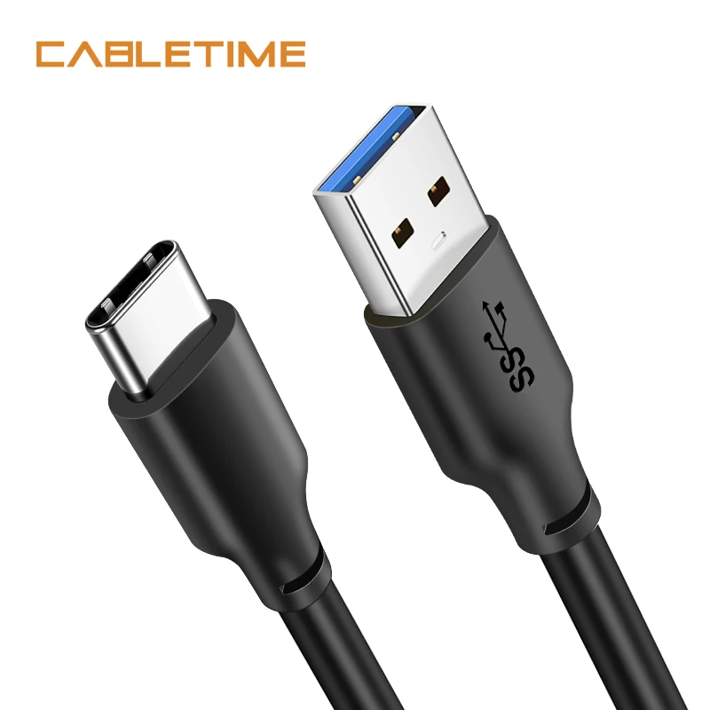 Кабель USB C кабель 3A USB 3,0 Быстрая зарядка для samsung S9 type-C мобильный телефон зарядный провод USB C кабель для Xiaomi C265 - Цвет: Black