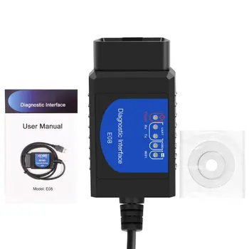 

New E08 EEOBD Mini Elm327 BT/Wifi OBD2 Car Diagnostic-Tool Scanner Elm-327 OBDII Adapter Car Diagnostic Instrument Car Detector
