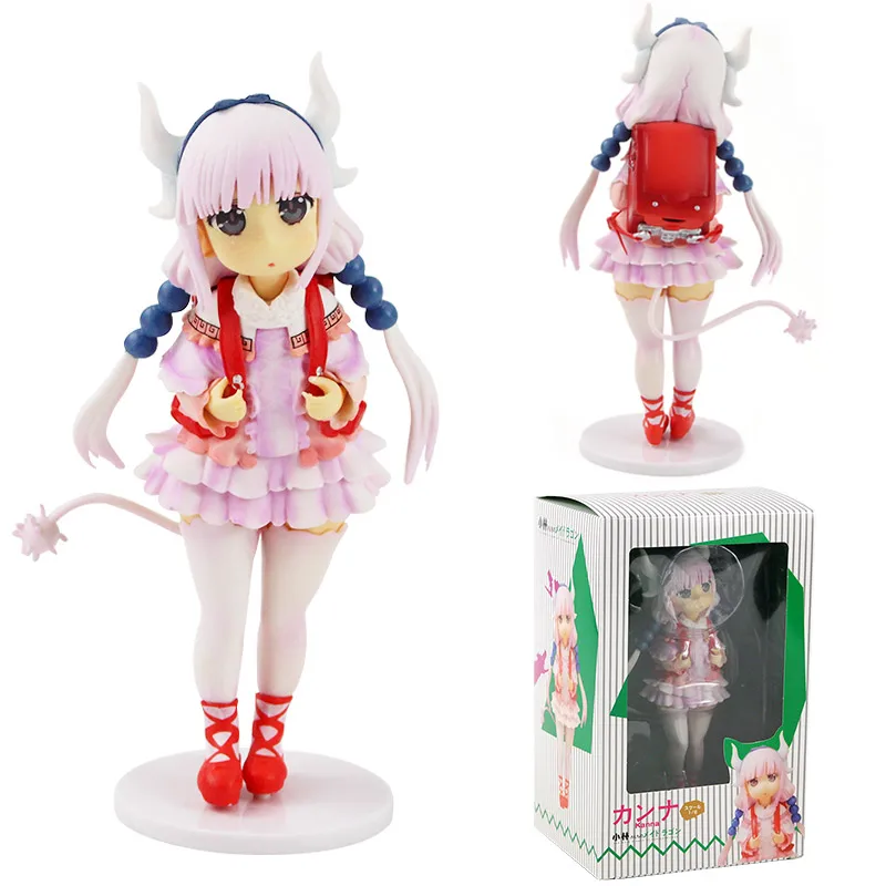 19 см Kanna Kamui Miss Kobayashi san Chi No Maid Dragon ПВХ фигурка Коллекционная модель игрушки кукла