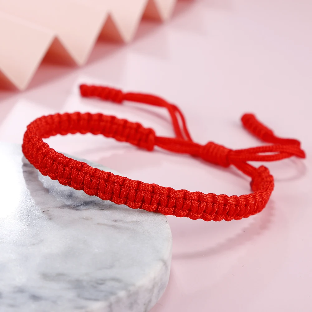 STYLE4-NATURE® | Bracciale con nodo tibetano buddista portafortuna | Marrone, noce di cocco