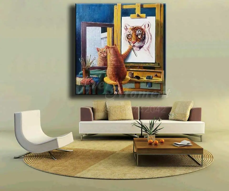 Ever Moment Алмазная Картина Кот тигр картина мозаика вышивка крестиком 5D DIY рукоделие Алмазная вышивка Стразы S2F787