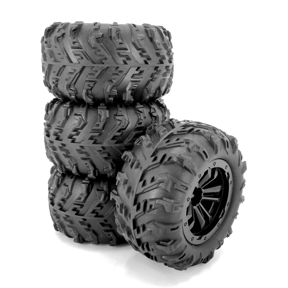 4 шт. 50X82-46 резиновые зимние шины для RC HBX 16889 WLtoys 124016 /124017 Truggy грузовик с 12 мм