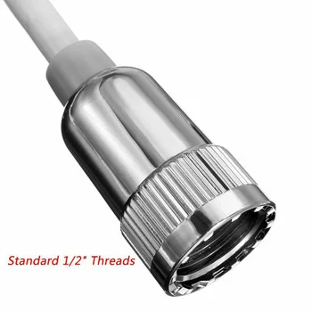 

1.5m 1/2“ Thread Telephone Line Spring Elastic Shower Hose Faucet Toilet Bidet Spray Connecting Rugged flexible design Bathroom