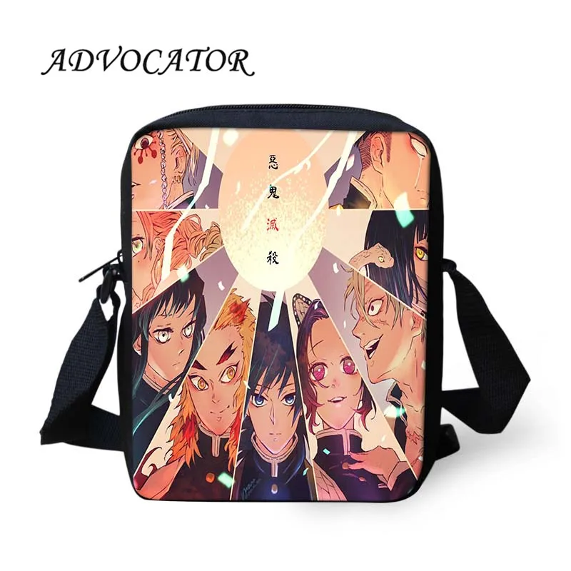 ADVOCATOR сумка-мессенджер для подростков, детские сумки через плечо, Demon Slayer, женская сумка на плечо, Bandolera Hombre - Color: as picture