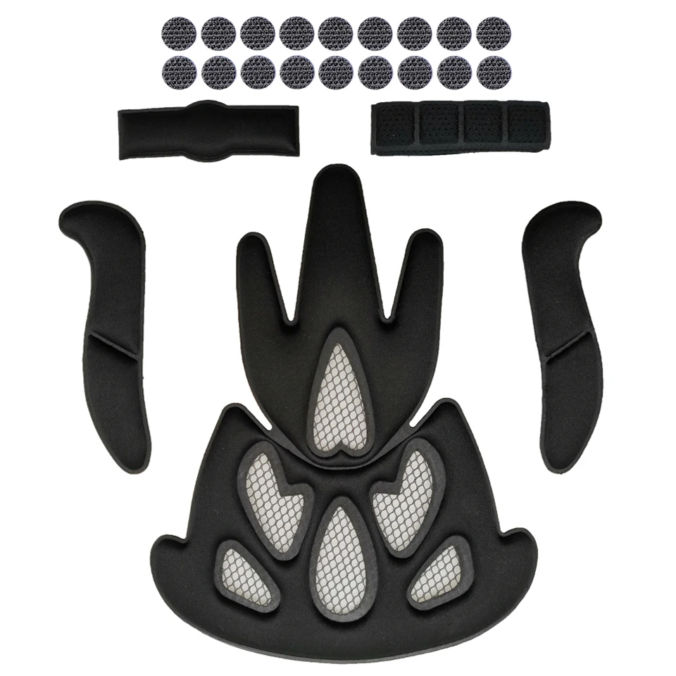 

LOCLE Comfortable Cycling Bicycle Helmet Lining Cycling Helmet Pads With INSECT-NET Sealed Sponge Bicycle Helmet of Inner Pad