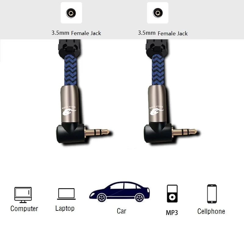 Stereo 3 5mm Male to Male Audio AUX Cable for Computer Laptop Beats Headphones iPod iPhone iPad to Speaker Car Auxiliary Cords
